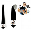 Necktie  james bond agent 007 halloween tie roleplay cosplay wedding a view to a kill