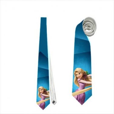 Necktie rapunzel tangled princess romance tie grooms groomsman wedding
