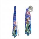 Necktie princess frog tiana romance tie grooms groomsman wedding