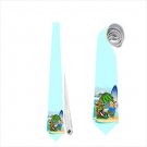 Necktie surfing frog puerto rico souvenir flag romance tie grooms groomsman wedding