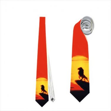 Necktie lion king simba mufasa scar nala timon pumbaa wedding tie