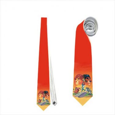 Necktie lion king simba mufasa scar nala timon pumbaa wedding tie