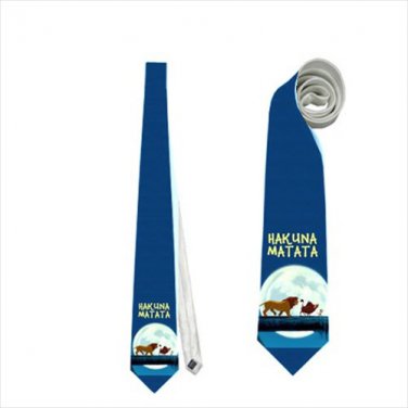 Necktie lion king simba mufasa scar nala timon pumbaa hakuna matata wedding tie
