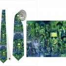 Necktie universal monsters frankenstein dracula creature black lagoon invisible mummy halloween