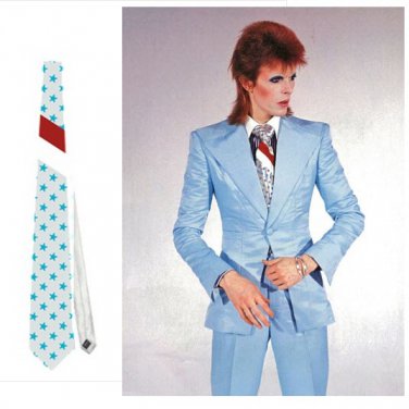 Necktie david bowie stars ziggy stardust spiders from mars tie