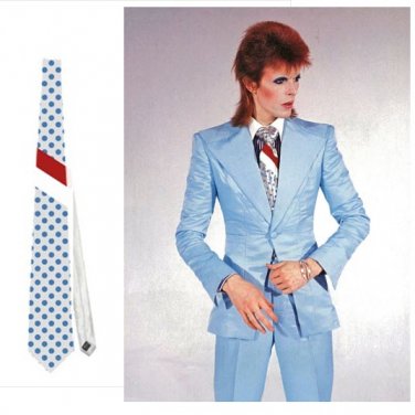 Necktie david bowie polka dots ziggy stardust spiders from Mars tie