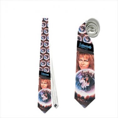 Necktie david bowie labyrinth king goblin goblins fireys tie