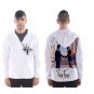 Men`s hooded windbreaker Rock and Roll music psychedelically floyd david money gilmour