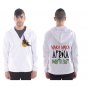 Men`s hooded windbreaker Africa reggae music happy waka waka Shakira