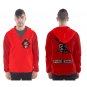 Men`s hooded windbreaker  pirates Caribbean  Jamaica cannabis surf