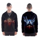 Men`s hooded windbreaker  Diablo  game PC happy hobby avocation
