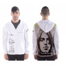Men`s hooded windbreaker  rock Floyd David psychedelic fender Pink