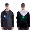 Men`s hooded windbreaker  football stadium ball-park end final relax