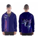 Men`s hooded windbreaker  football Barcelona  Golden Ball Argentina Messi happy sport