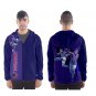 Men`s hooded windbreaker  football Barcelona  Golden Ball Argentina Messi happy sport
