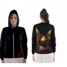 Women`s hooded windbreaker  Mona Lisa Leonardo sexy girl