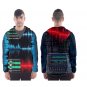 Men`s hooded windbreaker  music studio post production PC MAC  sound programs fans