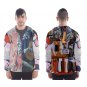 Men`s hooded windbreaker  Picasso Art happy hobby
