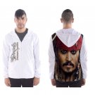 Men`s hooded windbreaker  pirates Depp Johnny Caribbean