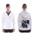 Men`s hooded windbreaker  wars father space fantastic stars Lucas Skywalker