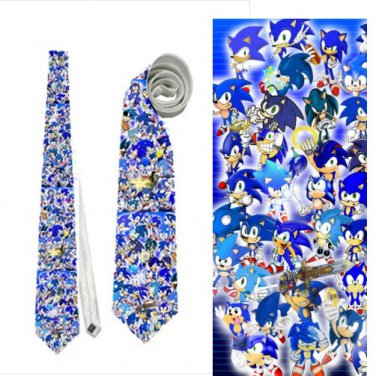 Necktie sonic hedgehog tie