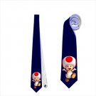 Necktie super mario toad tie