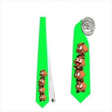 Necktie super mario goomba tie