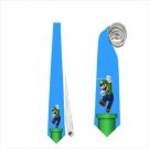 Necktie super mario luigi pipe tie