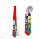 Necktie super mario luigi toad princess peach pipe tie