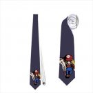 Necktie super mario halloween evil bad eyes funny tie