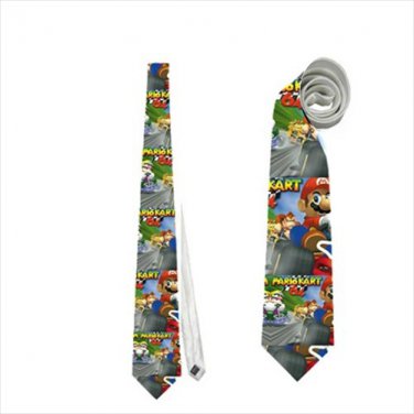 Necktie super mario kart funny tie