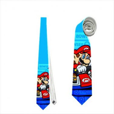 Necktie super mario kart funny tie