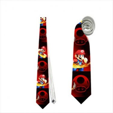 Necktie super mario toad funny tie