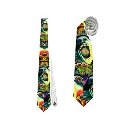 Necktie floyd the wall screaming face hammers