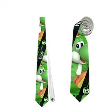 Necktie super mario yoshi funny tie