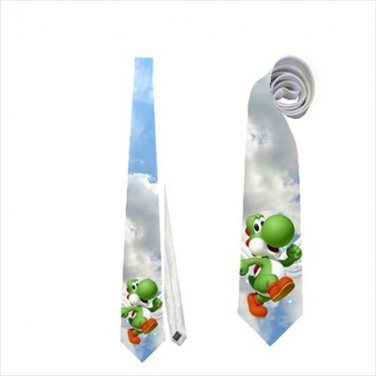 Necktie super mario yoshi funny tie