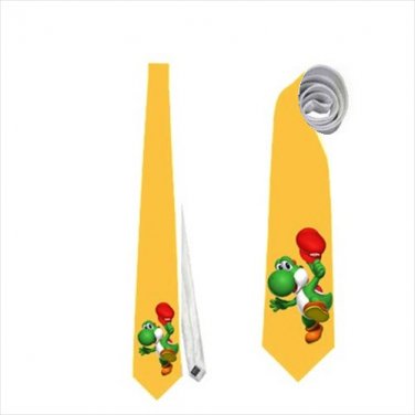 Necktie super mario yoshi funny tie