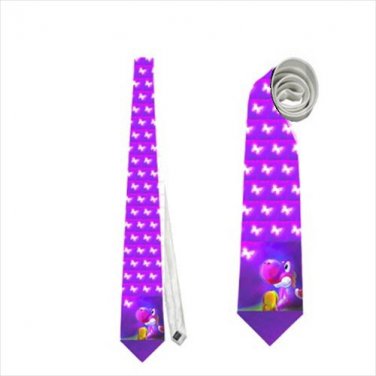 Necktie super mario yoshi funny tie