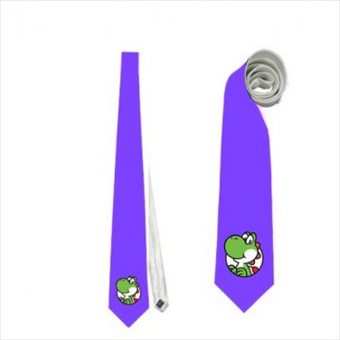 Necktie super mario yoshi funny tie