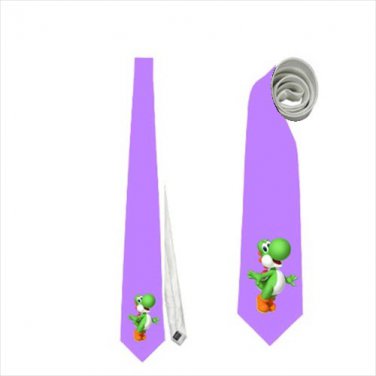 Necktie super mario yoshi funny tie