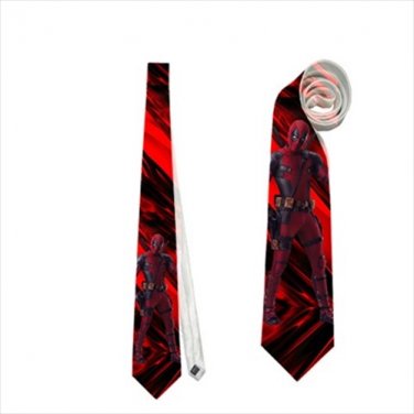 Necktie deadpool superhero funny