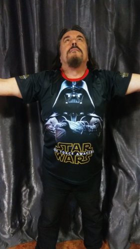 Custom Men's Sports Mesh Tee Darth Vader Sith Jedi villain