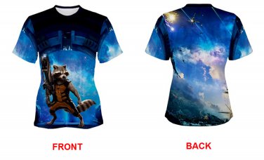 Women's Sport Mesh Tee Rocket Raccoon Gotg
