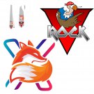 Necktie  ganja rock black shadow music sexy fox joker