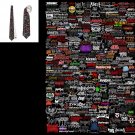 Necktie  ganja  music rock and roll hippy heavy metal