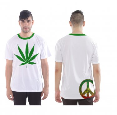 Custom Men's Sports Mesh Tee   ganja smoker happy hippy surfing