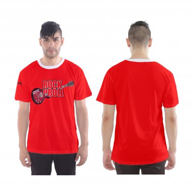 Custom Men's Sports Mesh Tee  rock and roll music guitar fender gibson guitarist