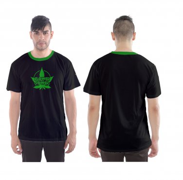 Custom Men's Sports Mesh Tee   ganja smoker hippy surf happy