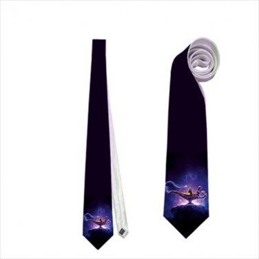 Necktie aladdin jafar princess jasmine arab prince lamp genie tie