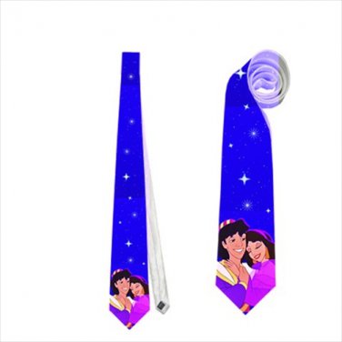 Necktie aladdin jafar princess jasmine arab prince lamp genie tie